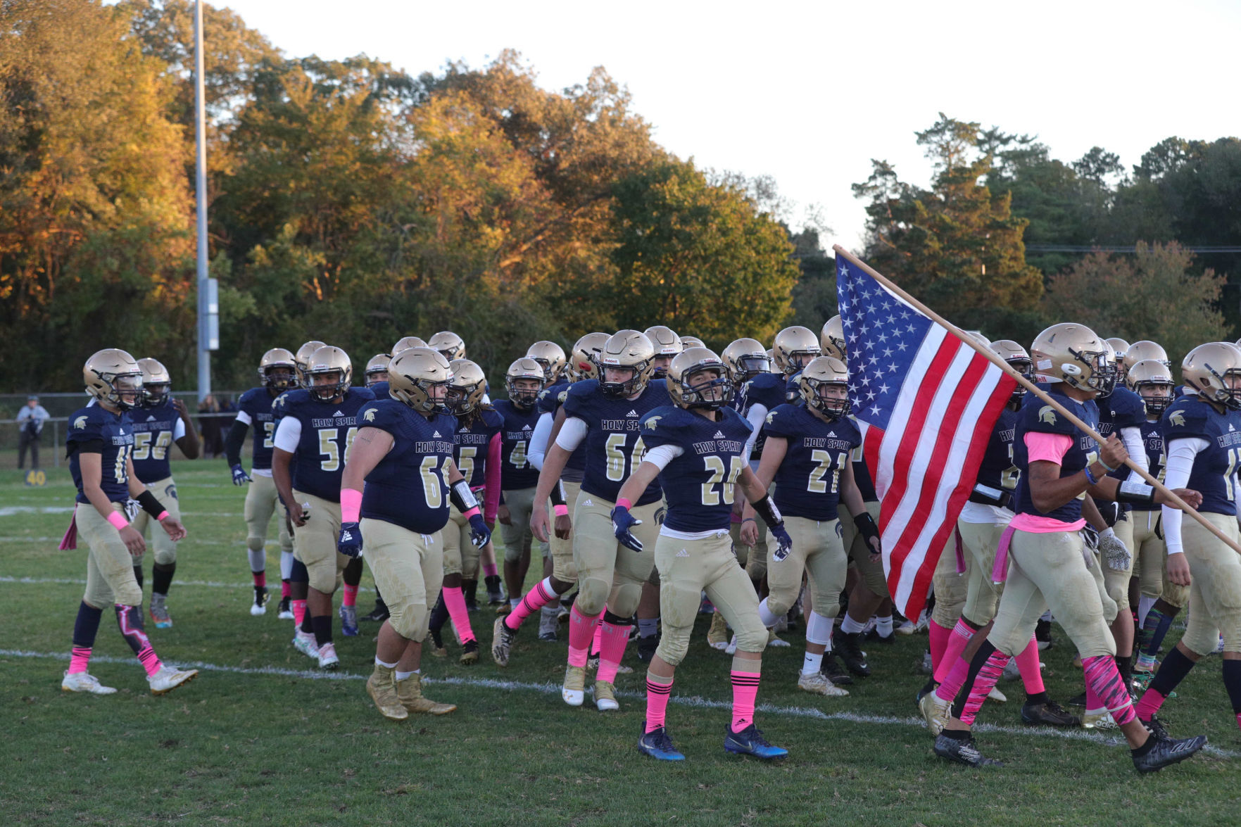 St. Augustine Prep vs Holy Spirit football game